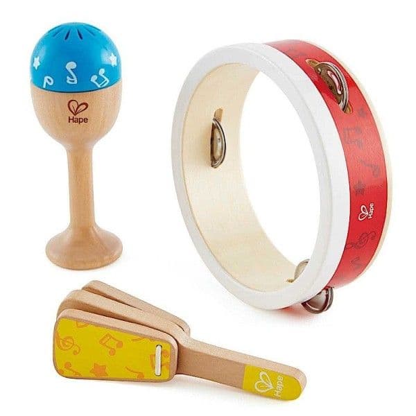 Jouet en bois musical Ensemble de percussions junior Hape® - Jouets