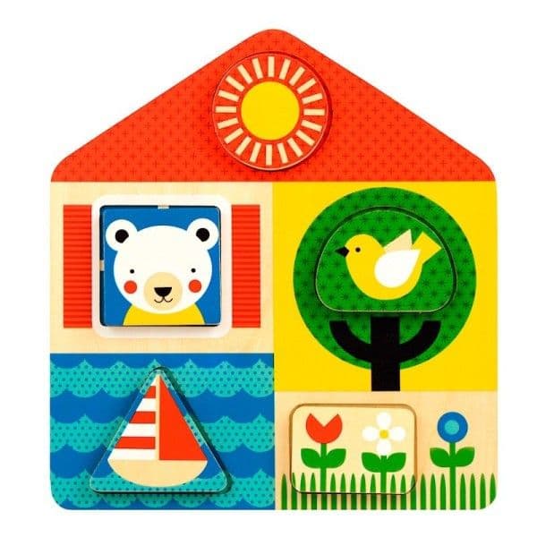 Jouets en bois Puzzle Jour & Nuit PetitCollage® - Jouets en bois