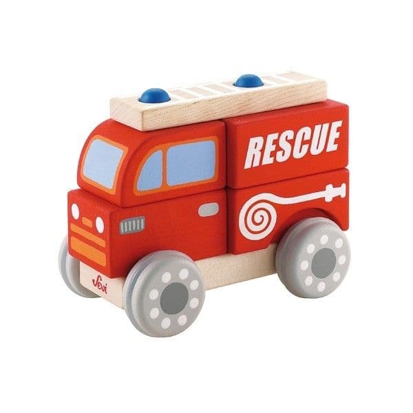 Camion de pompiers Sevi 1831 à assembler - Jouets en Bois