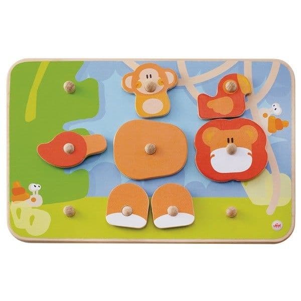 Puzzle à boutons Créatif Savane 30 pièces Sevi 1831 - Puzzle en Bois