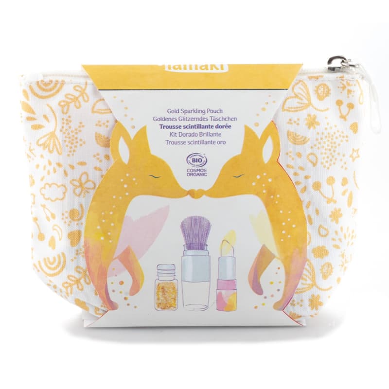 Trousse Maquillage Scintillante Renard Dorée Namaki® - Maquillage h
