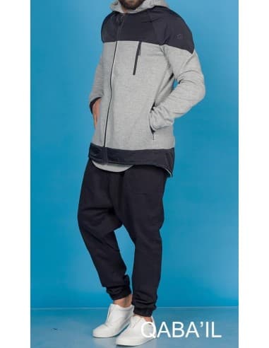 Manteau Montana Gris Clair-Qaba'il XL - Qaba'il