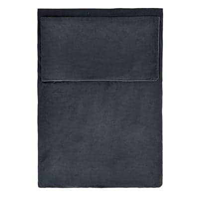 JACK N'A QU'UN OEIL - PEGASE BICOLORE - Housse de couette et taie - 140 x 200 cm et 64 cm - Nuit/Gris souris