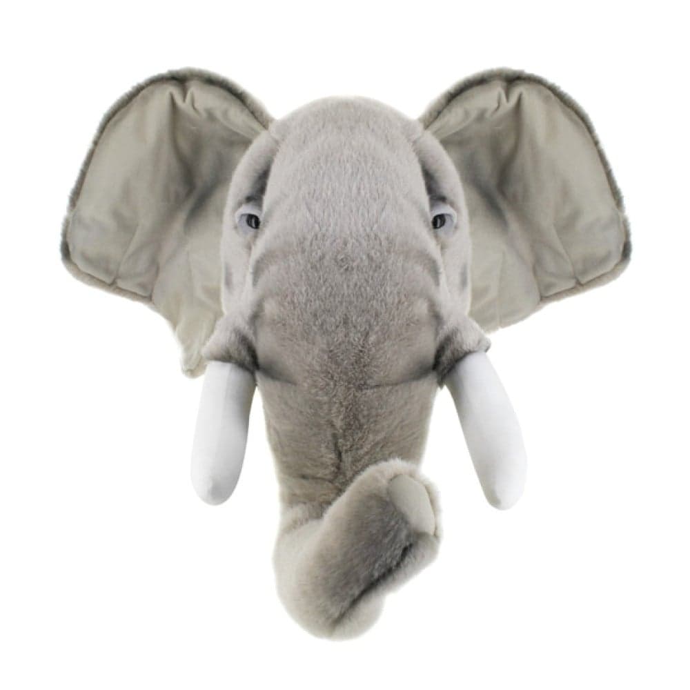 WILD & SOFT - Trophée en peluche - Tête d'éléphant George