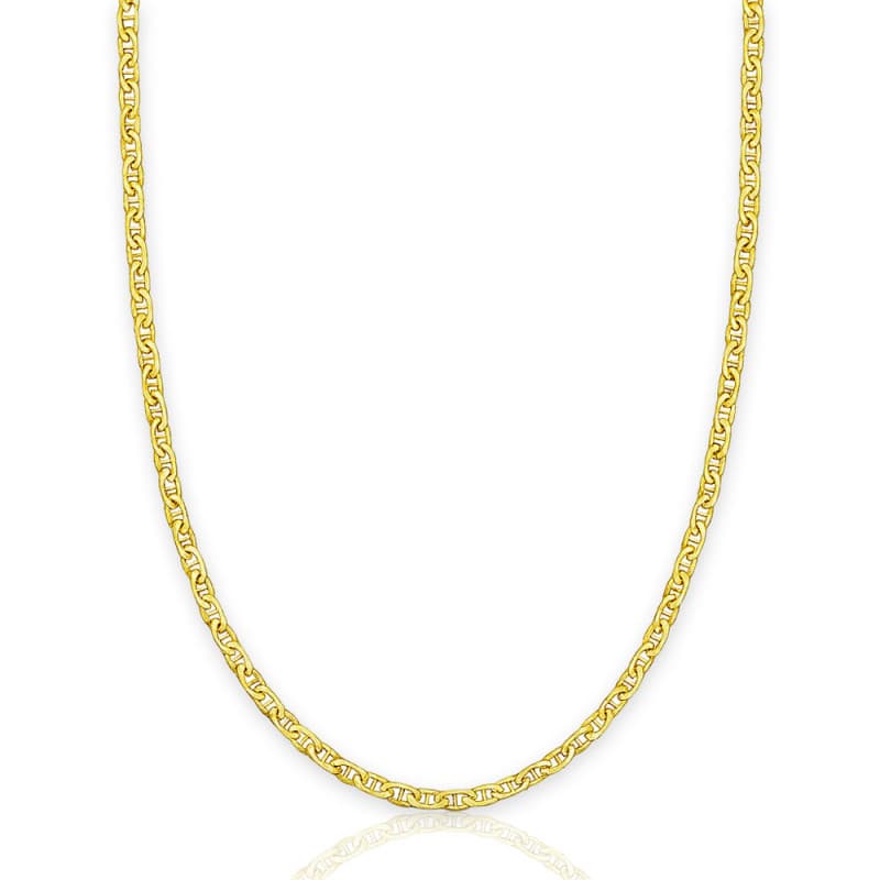 Collier Or Jaune Maille Marine - Homme ou Femme
