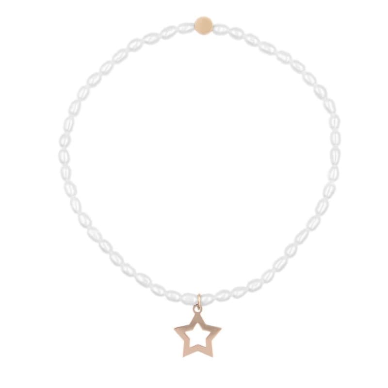 Bracelet Or et Perles - Femme