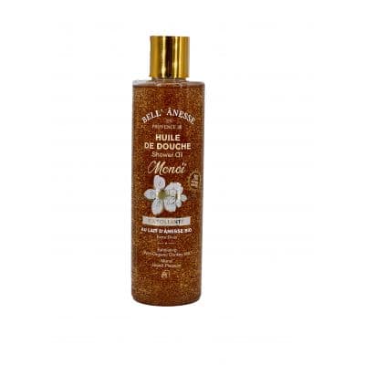 Huile de douche monoï exfoliante