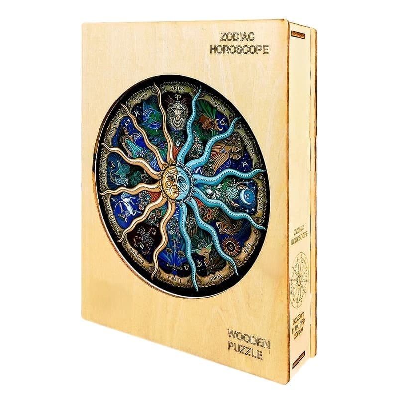Puzzle en Bois Signes Astrologique L