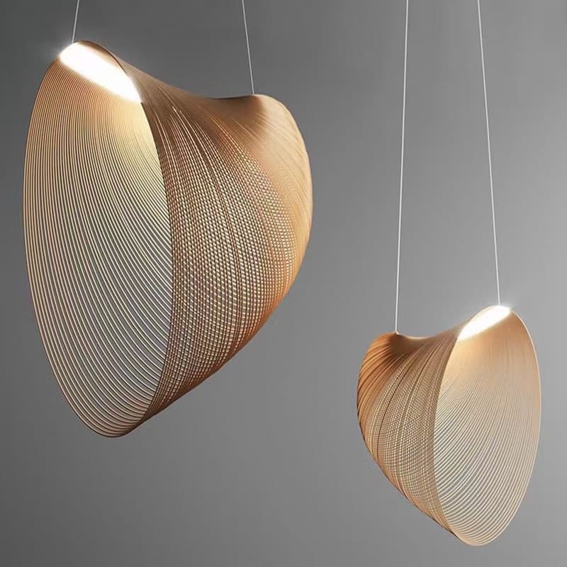 Lampe Pendante en Bois 60CM