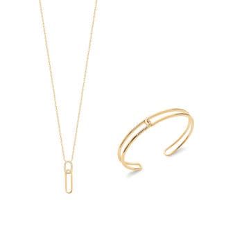 COLLIER ANNEAUX ENTRELACES