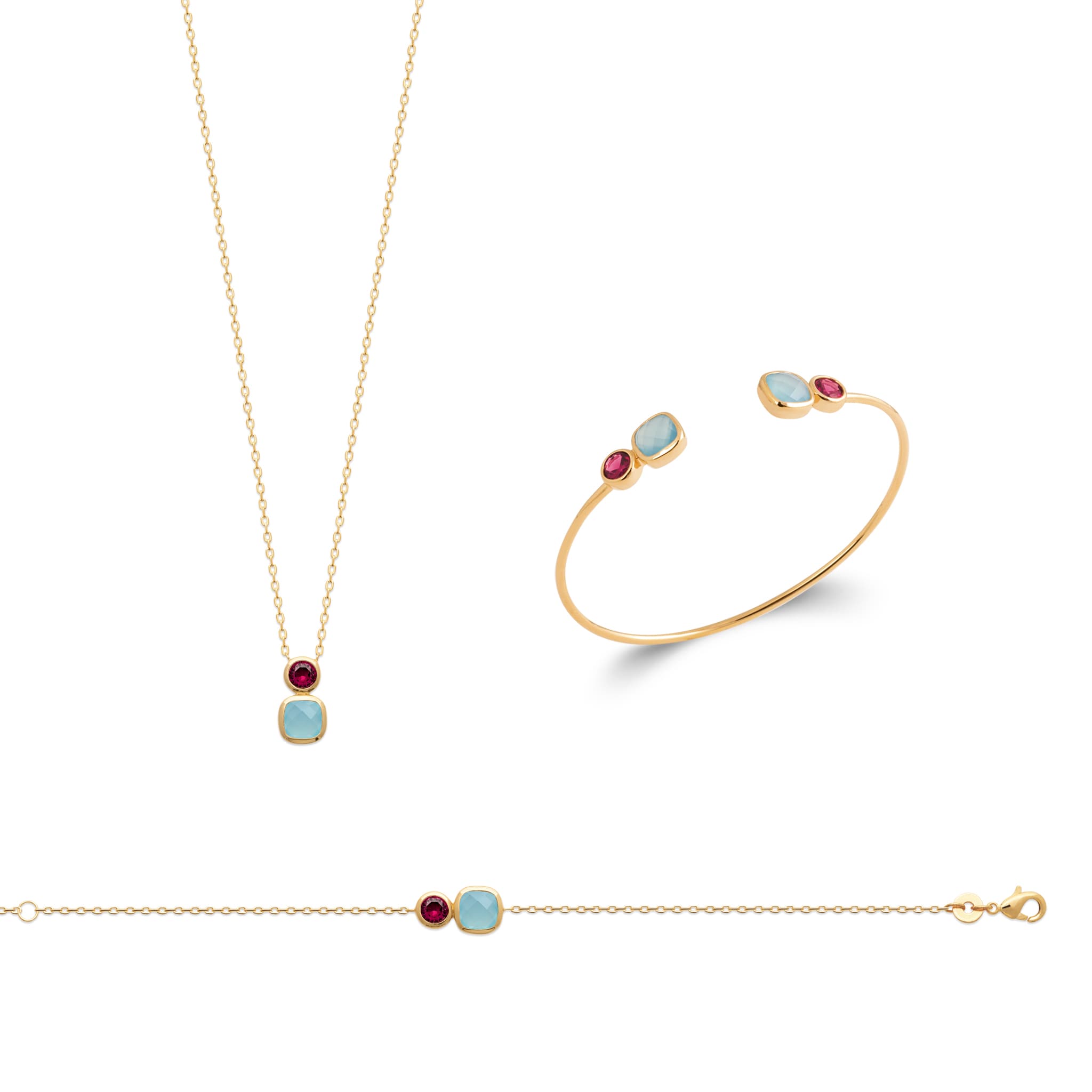 COLLIER PIERRE SERTIE