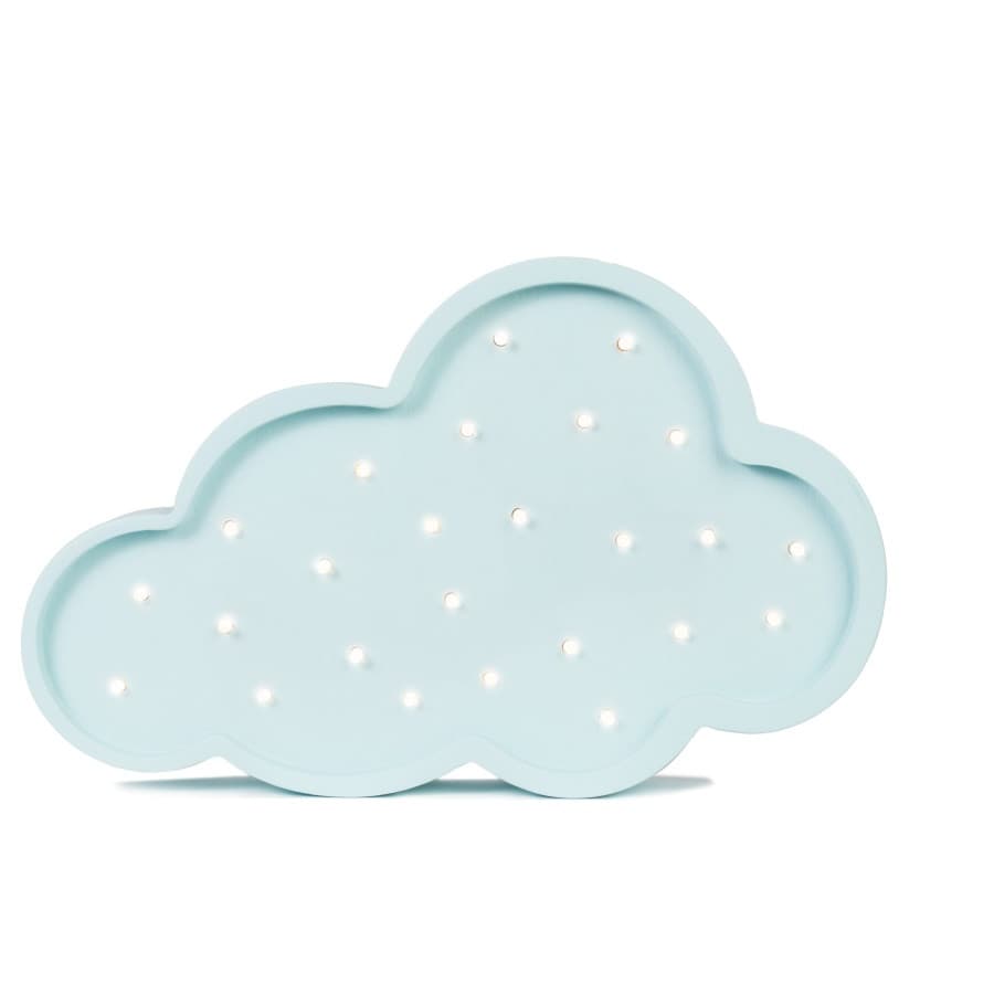 Lampe veilleuse en bois nuage