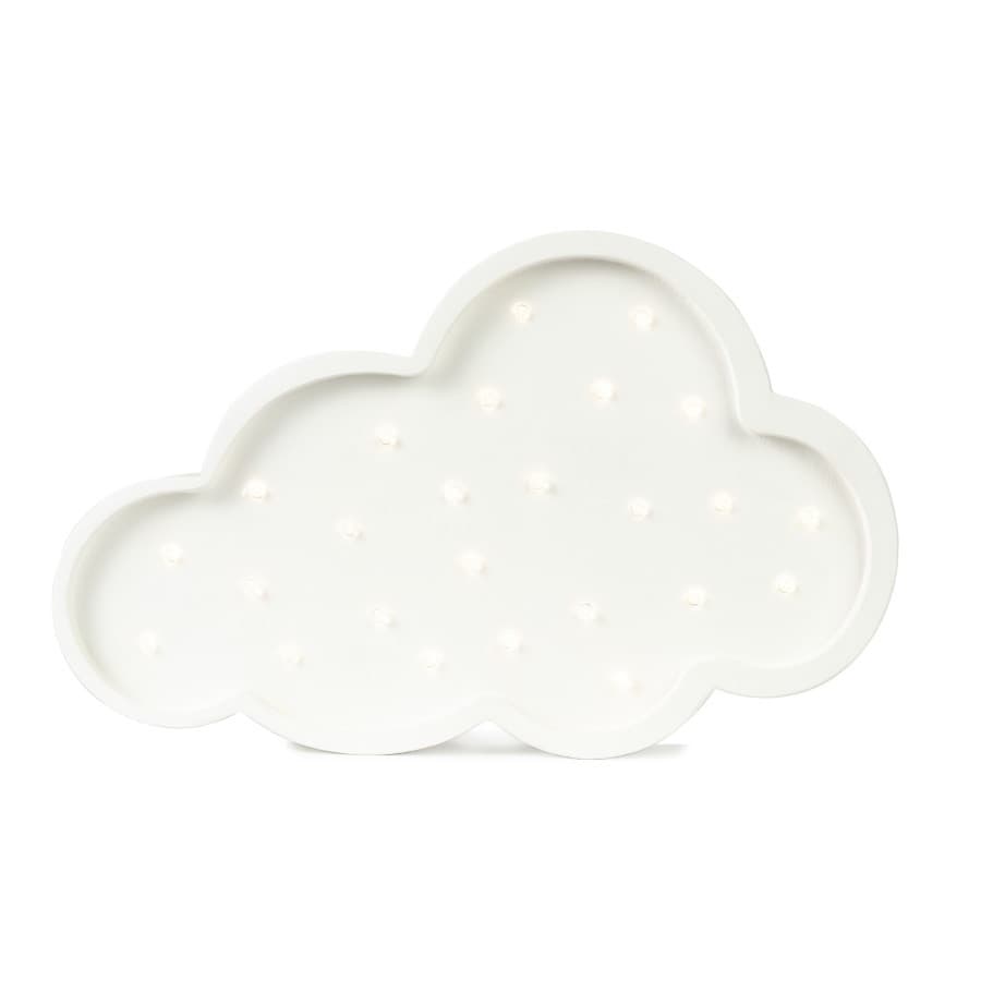 Lampe veilleuse en bois nuage