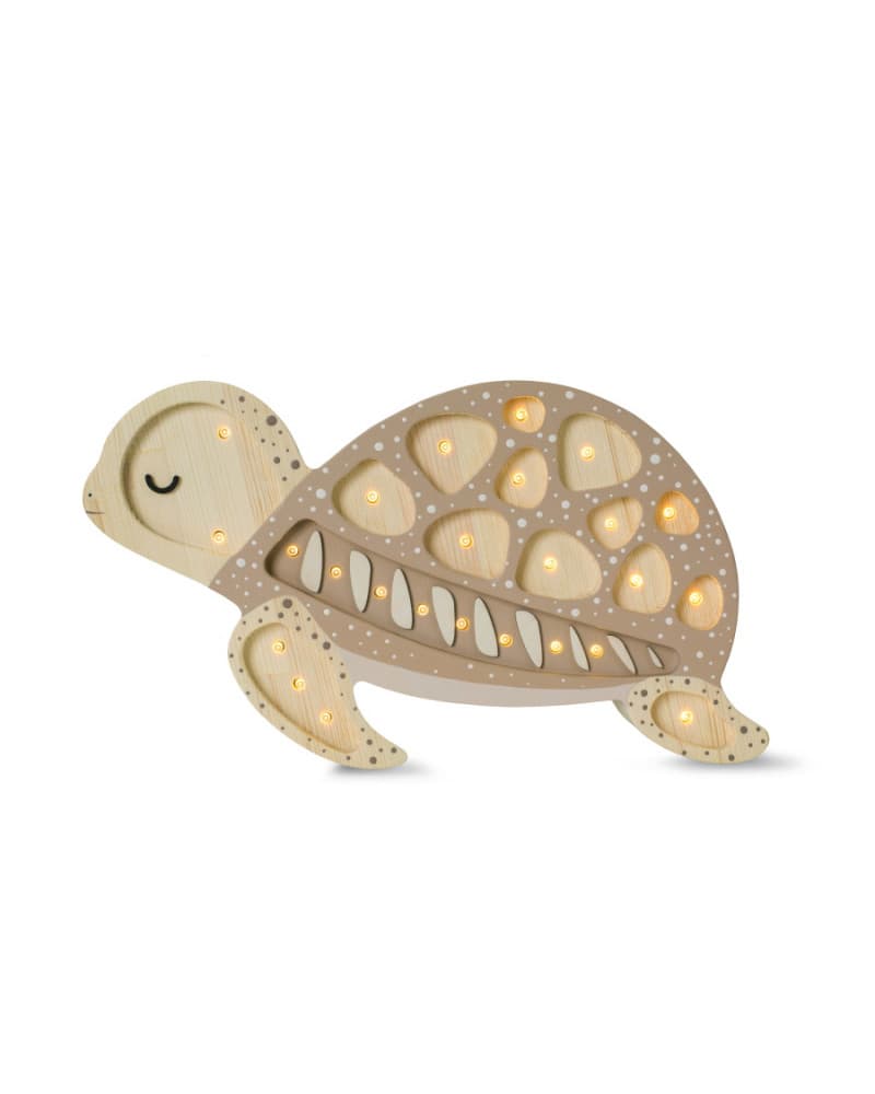 Lampe veilleuse en bois tortue - Sand Dune