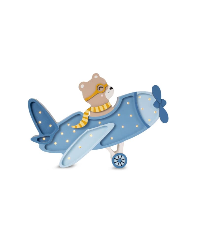 Lampe veilleuse avion vintage