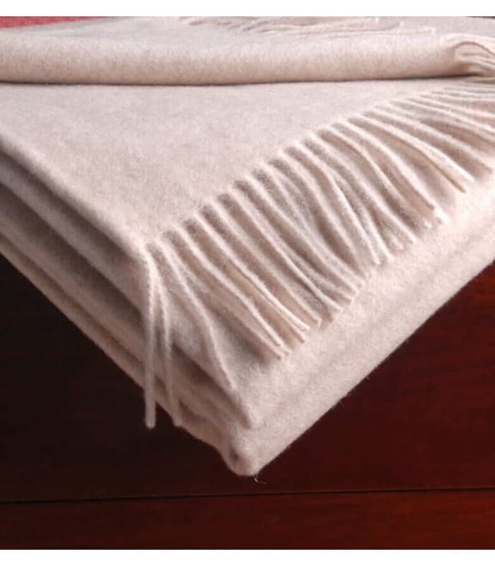 Plaid Cachemire Himalaya Beige