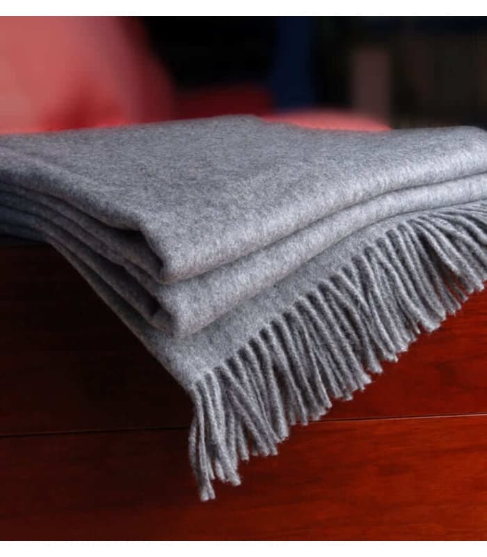 Plaid Cachemire Himalaya Gris