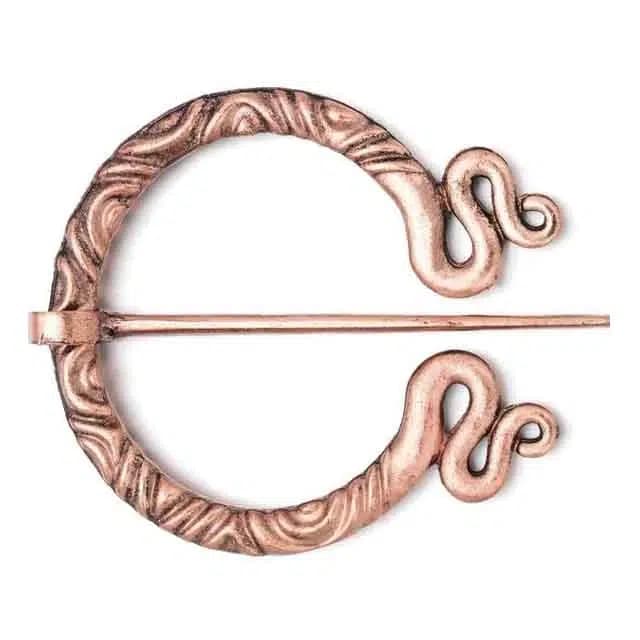 FIBULE VIKING JÖRMUNGAND - Cuivre