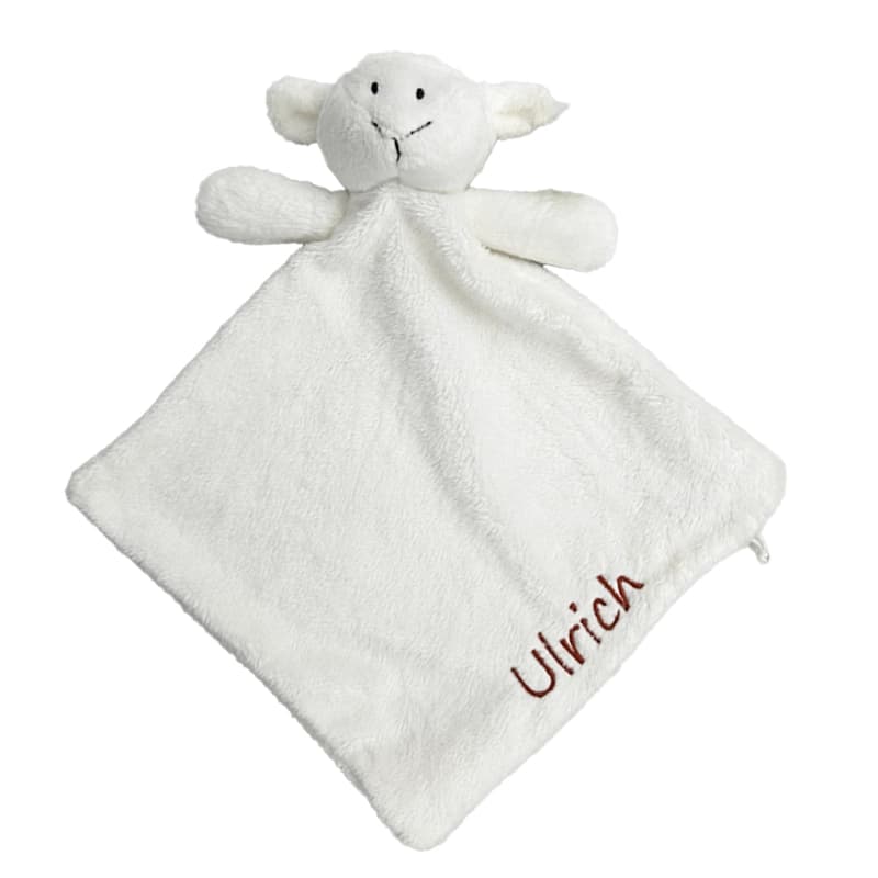 Doudou agneau personnalisable broderie